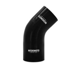 Load image into Gallery viewer, Mishimoto Silicone Reducer Coupler 45 Degree 3in to 3.25in - Black Silicone Couplers &amp; Hoses Mishimoto
