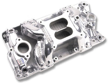 Load image into Gallery viewer, Edelbrock Polished S/B Chevy RPM Air-Gap Manifold Intake Manifolds Edelbrock
