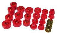 Prothane 73-77 Chevy K10 Blazer Body Mount Kit - Red Bushing Kits Prothane