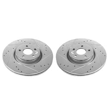 Load image into Gallery viewer, Power Stop 12-18 Volvo S60 Front Evolution Drilled &amp; Slotted Rotors - Pair Brake Rotors - Slot &amp; Drilled PowerStop
