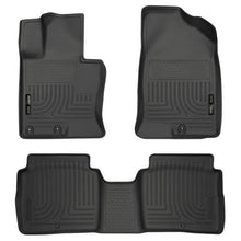 Load image into Gallery viewer, Husky Liners 11-14 Kia Optima Weatherbeater Black Front &amp; 2nd Seat Floor Liners Floor Mats - Rubber Husky Liners
