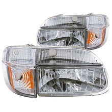 Load image into Gallery viewer, ANZO 1995-2001 Ford Explorer Crystal Headlights Chrome w/ Corner Lights 2pc Headlights ANZO
