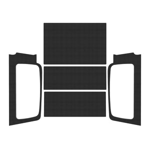 DEI 04-06 Jeep Wrangler LJ Unliminted Headliner Complete Kit - Black Hard Top Accessories DEI   
