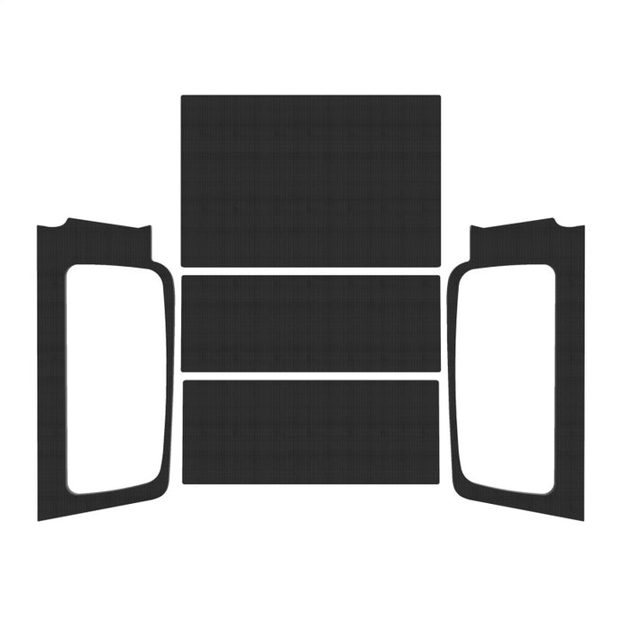 DEI 04-06 Jeep Wrangler LJ Unliminted Headliner Complete Kit - Black Hard Top Accessories DEI