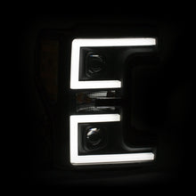 Load image into Gallery viewer, ANZO LED Headlights 17-18 Ford F-250 Super Duty Plank-Style L.E.D. Headlight Black (Pair) Headlights ANZO
