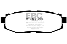 Load image into Gallery viewer, EBC 12+ Scion FR-S 2 Greenstuff Rear Brake Pads Brake Pads - Performance EBC   
