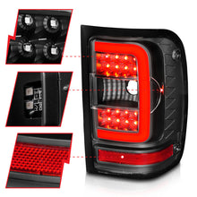 Load image into Gallery viewer, ANZO 2001-2011 Ford Ranger LED Tail Lights w/ Light Bar Black Housing Clear Lens Tail Lights ANZO
