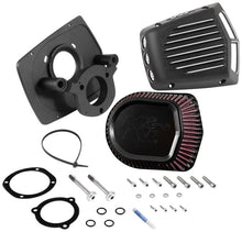 Load image into Gallery viewer, K&amp;N Street Metal Intake System for 08-16 Harley Davidson Touring Models - Shaker Black Cold Air Intakes K&amp;N Engineering   
