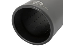 Load image into Gallery viewer, aFe MACH Force-Xp 409 Stainless Steel Clamp-on Exhaust Tip 3in Inlet 4in Outlet - Black Tips aFe
