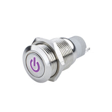 Load image into Gallery viewer, Oracle Power Symbol On/Off Flush Mount LED Switch - UV/Purple SEE WARRANTY Light Accessories and Wiring ORACLE Lighting
