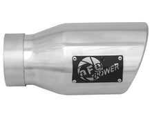 Load image into Gallery viewer, aFe MACH Force-Xp 3in Inlet x 4-1/2in Outlet x 9in Length 304 Stainless Steel Exhaust Tip Catback aFe
