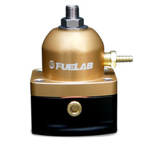 Load image into Gallery viewer, Fuelab 515 EFI Adjustable FPR 25-90 PSI (2) -10AN In (1) -6AN Return - Gold Fuel Pressure Regulators Fuelab

