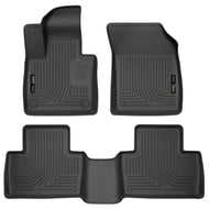 Husky Liners 2016 Volvo XC90 Classic Style Front and Rear Black Floor Liners Floor Mats - Rubber Husky Liners