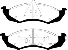 Load image into Gallery viewer, EBC 89-91 Ford Thunderbird 3.8 Ultimax2 Front Brake Pads Brake Pads - OE EBC   
