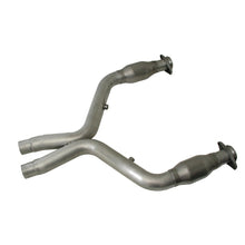 Load image into Gallery viewer, BBK 11-14 Mustang 5.0 Short Mid X Pipe With Catalytic Converters 3.0 For BBK Long Tube Headers X Pipes BBK
