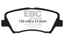 Load image into Gallery viewer, EBC 13+ Hyundai Elantra 1.8 Redstuff Front Brake Pads Brake Pads - Performance EBC   
