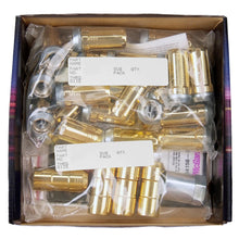 Load image into Gallery viewer, McGard SplineDrive Tuner 6 Lug Install Kit w/Locks &amp; Tool (Cone) M14X1.5 / 1in. Hex - Gold Lug Nuts McGard
