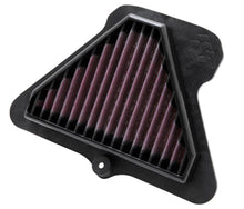 Load image into Gallery viewer, K&amp;N Race Specific Unique Triangular Replacement Air Filter for 11-14 Kawasaki ZX1000 Ninja ZX-10R Air Filters - Drop In K&amp;N Engineering   
