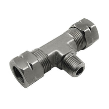 Load image into Gallery viewer, Nitrous Express 3/8 Compression x 1/8 Male NPT Branch T Fittings Nitrous Express

