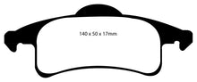 Load image into Gallery viewer, EBC 99-02 Jeep Grand Cherokee 4.0 (ATE) Greenstuff Rear Brake Pads Brake Pads - Performance EBC   
