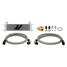Load image into Gallery viewer, Mishimoto Universal Thermostatic 10 Row Oil Cooler Kit - Silver Oil Coolers Mishimoto
