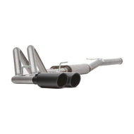 Gibson 04-10 Nissan Titan LE 5.6L 2.5in Cat-Back Dual Sport Exhaust - Black Elite - Not KingCab Pro4 Catback Gibson