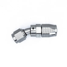 Load image into Gallery viewer, DeatschWerks 6 AN Female Flare Swivel 30-Degree Hose End CPE - Anodized Matte Black Fittings DeatschWerks
