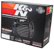 Load image into Gallery viewer, K&amp;N Street Metal Intake System for 08-16 Harley Davidson Touring Models - Shaker Black Cold Air Intakes K&amp;N Engineering   
