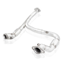 Load image into Gallery viewer, Stainless Works 15-18 F-150 3.5L Downpipe 3in High-Flow Cats Y-Pipe Factory Connection Downpipes Stainless Works
