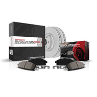 Power Stop 2018 Mercedes-Benz SLC300 Rear Z23 Evolution Sport Coated Brake Kit Brake Kits - Performance D&S PowerStop