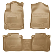 Load image into Gallery viewer, Husky Liners 2012 Toyota Camry WeatherBeater Combo Tan Floor Liners Floor Mats - Rubber Husky Liners
