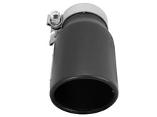 Load image into Gallery viewer, aFe MACHForce XP 3in Inlet x 4in Outlet x 9in Length Clamp-On Black Tip Catback aFe
