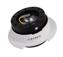 Load image into Gallery viewer, NRG Quick Release Kit Gen 2.5 - Black / White Ring w/Finger Grooves Quick Release Adapters NRG
