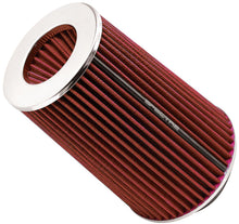 Load image into Gallery viewer, Spectre Adjustable Conical Air Filter 9-1/2in. Tall (Fits 3in. / 3-1/2in. / 4in. Tubes) - Red Air Filters - Universal Fit Spectre
