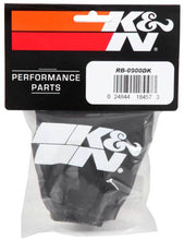 Load image into Gallery viewer, K&amp;N Black DryCharger Round Straight Air Filter Wrap 4.5in ID x 4in H Pre-Filters K&amp;N Engineering   
