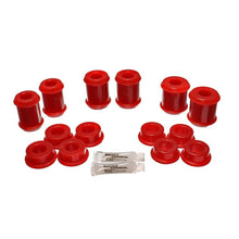 Load image into Gallery viewer, Energy Suspension 04-09 Cadillac XLR/XLR-V / 97-12 Corvette Red Rear End C/A Bushing Set Bushing Kits Energy Suspension
