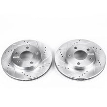 Load image into Gallery viewer, Power Stop 04-05 Chevrolet Classic Front Evolution Drilled &amp; Slotted Rotors - Pair Brake Rotors - Slot &amp; Drilled PowerStop
