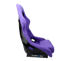 Load image into Gallery viewer, NRG FRP Bucket Seat PRISMA Edition W/ pearlized Back Purple Alcantara - Large Race Seats NRG
