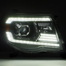 Load image into Gallery viewer, AlphaRex 05-11 Toyota Tacoma PRO-Series Projector Headlights Plank Style Design Black w/DRL Headlights AlphaRex
