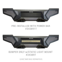 Load image into Gallery viewer, Go Rhino 16-21 Tacoma Element Front Bumper w/ Power Actuated Hide-away Light Bar Mount Tex Black Bumpers - Steel Go Rhino
