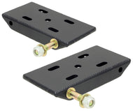 RockJock Jeep CJ Front HD Leaf Spring Plates w/ Shock Mounts For 2in Springs Leaf Springs & Accessories RockJock