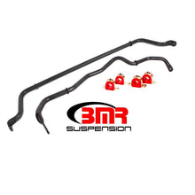 Load image into Gallery viewer, BMR 16-20 6th Gen Camaro Front &amp; Rear Sway Bar Kit w/ Bushings - Black Hammertone Sway Bars BMR Suspension
