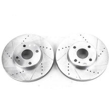 Load image into Gallery viewer, Power Stop 2016 Scion iA Front Evolution Drilled &amp; Slotted Rotors - Pair Brake Rotors - Slot &amp; Drilled PowerStop   
