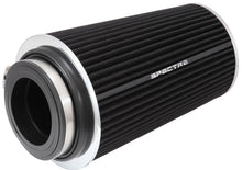 Load image into Gallery viewer, Spectre Adjustable Conical Air Filter 9-1/2in. Tall (Fits 3in. / 3-1/2in. / 4in. Tubes) - Black Air Filters - Universal Fit Spectre

