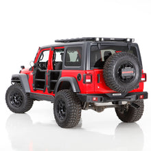 Load image into Gallery viewer, Go Rhino 08-22 Jeep Wrangler JL/JLU Body Mount Spare Tire Carrier - Tex. Blk Tire Carriers Go Rhino
