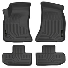 Load image into Gallery viewer, Husky Liners 16-22 Dodge Challenger (RWD) Front &amp; Second Row Black Floor Liners Floor Mats - Rubber Husky Liners
