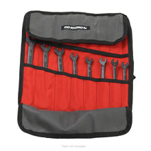 Load image into Gallery viewer, Go Rhino XVenture Gear Tool Wrench Roll - Small (3.5x3.5in. Closed) 12oz Waxed Canvas - Black Cargo Boxes &amp; Bags Go Rhino
