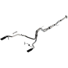 Load image into Gallery viewer, Borla F-150 2021 5.0L 2dr RC SB (122.8 WB) XL/XLT 3/2.25 SRE Cat-Back ATAK Black Chrome Tips Catback Borla

