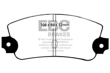 Load image into Gallery viewer, EBC 75-81 Lancia Beta 1.8L Greenstuff Rear Brake Pads Brake Pads - Performance EBC   
