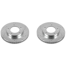 Load image into Gallery viewer, Power Stop 07-09 Kia Sorento Front Evolution Drilled &amp; Slotted Rotors - Pair Brake Rotors - Slot &amp; Drilled PowerStop   

